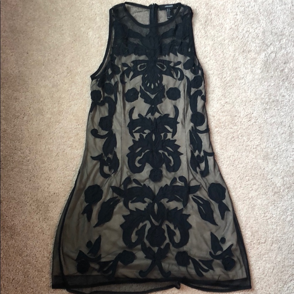 Black and nude dress